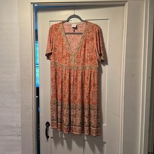 EUC Knox Rose Short Sleeve Dress - Large